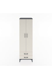 Hyperion Dolap 2 Raflı 2 Çekmeceli Tek Askılı 60x44x195 - S59M102V4B