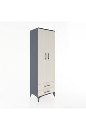 Hyperion Dolap 2 Raflı 2 Çekmeceli Tek Askılı 60x44x195 - S59M102V4B