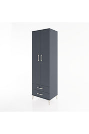Hyperion Dolap 2 Raflı 2 Çekmeceli Tek Askılı 60x44x195 - S59M102V5B