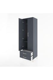Hyperion Dolap 2 Raflı 2 Çekmeceli Tek Askılı 60x44x195 - S59M102V5B