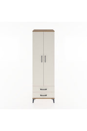 Hyperion Dolap 2 Raflı 2 Çekmeceli Tek Askılı 60x44x195 - S59M102V7B