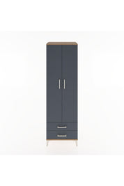 Hyperion Dolap 2 Raflı 2 Çekmeceli Tek Askılı 60x44x195 - S59M102V8B