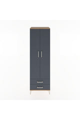 Hyperion Dolap 2 Raflı 2 Çekmeceli Tek Askılı 60x44x195