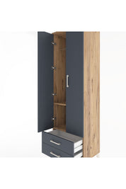 Hyperion Dolap 2 Raflı 2 Çekmeceli Tek Askılı 60x44x195 - S59M102V8B