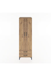 Hyperion Dolap 2 Raflı 2 Çekmeceli Tek Askılı 60x44x195 - S59M102V9B