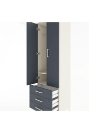 Hyperion Dolap 2 Raflı 3 Çekmeceli Tek Askılı 60x44x195 - S59M103V2B