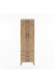 Hyperion Dolap 2 Raflı 3 Çekmeceli Tek Askılı 60x44x195 - S59M103V3B