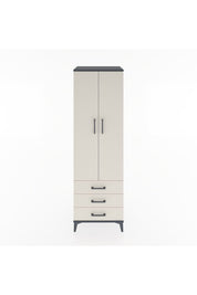 Hyperion Dolap 2 Raflı 3 Çekmeceli Tek Askılı 60x44x195 - S59M103V4B
