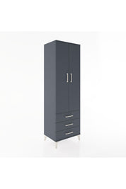 Hyperion Dolap 2 Raflı 3 Çekmeceli Tek Askılı 60x44x195 - S59M103V5B