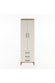 Hyperion Dolap 2 Raflı 3 Çekmeceli Tek Askılı 60x44x195 - S59M103V7B
