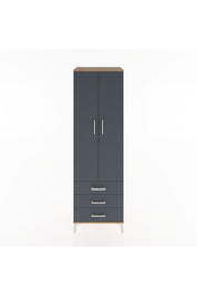 Hyperion Dolap 2 Raflı 3 Çekmeceli Tek Askılı 60x44x195 - S59M103V8B
