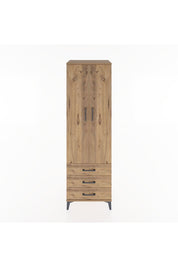 Hyperion Dolap 2 Raflı 3 Çekmeceli Tek Askılı 60x44x195 - S59M103V9B