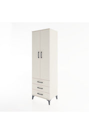 Hyperion Dolap 4 Raflı 3 Çekmeceli 2 Kapaklı 60x44x195 - S59M104V1B