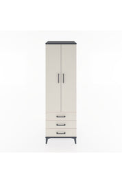 Hyperion Dolap 4 Raflı 3 Çekmeceli 2 Kapaklı 60x44x195 - S59M104V4B