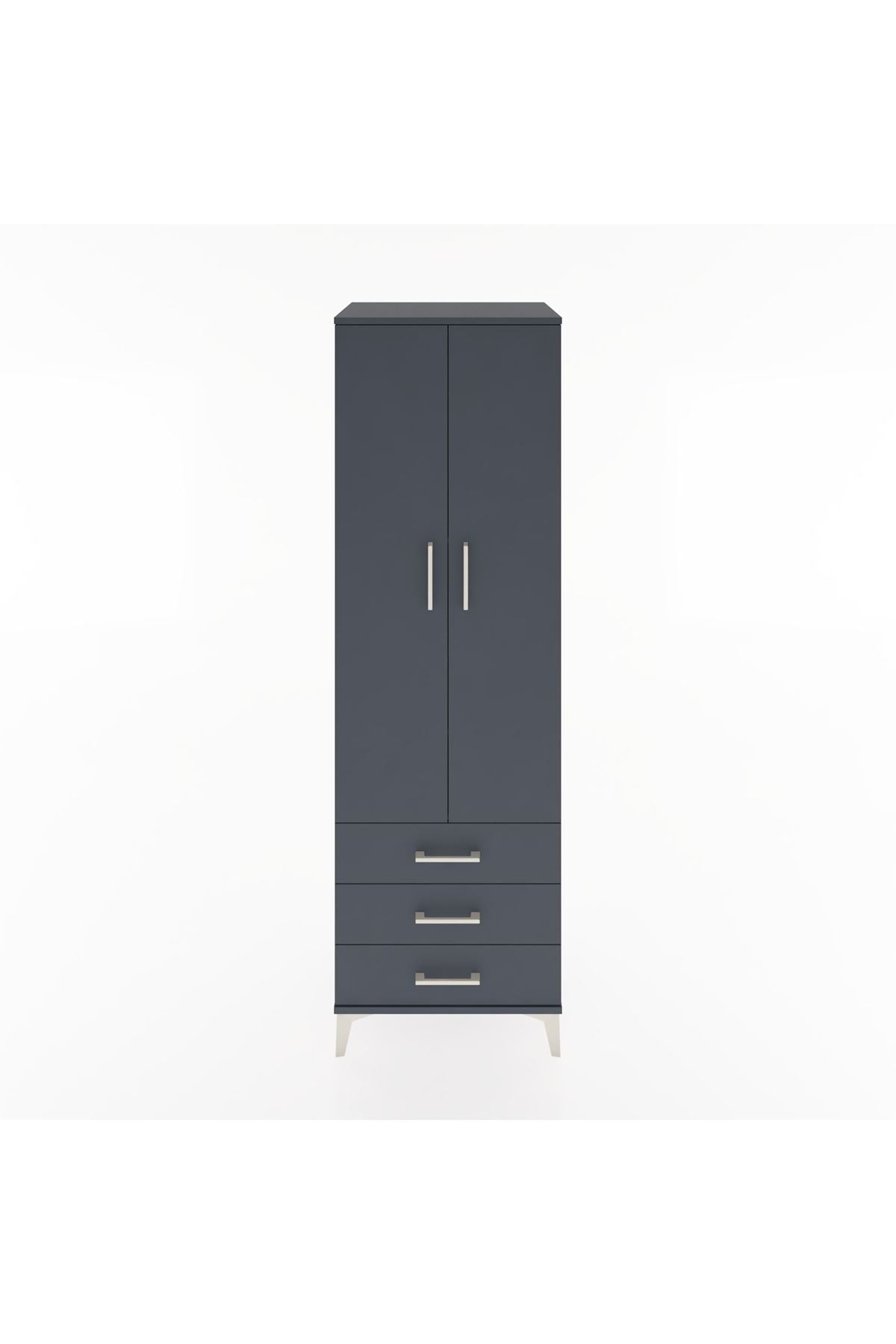 Hyperion Dolap 4 Raflı 3 Çekmeceli 2 Kapaklı 60x44x195 - S59M104V5B