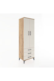 Hyperion Dolap 4 Raflı 3 Çekmeceli 2 Kapaklı 60x44x195 - S59M104V7B