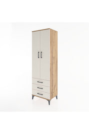 Hyperion Dolap 4 Raflı 3 Çekmeceli 2 Kapaklı 60x44x195 - S59M104V7B