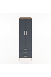 Hyperion Dolap 4 Raflı 3 Çekmeceli 2 Kapaklı 60x44x195 - S59M104V8B
