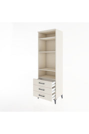 Hyperion Dolap 4 Raflı 3 Çekmeceli 60x44x195 - S59M105V1B