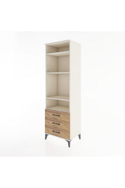 Hyperion Dolap 4 Raflı 3 Çekmeceli 60x44x195 - S59M105V3B