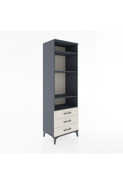 Hyperion Dolap 4 Raflı 3 Çekmeceli 60x44x195 - S59M105V4B