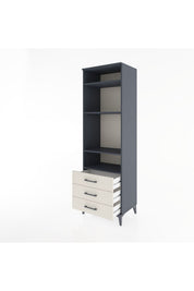 Hyperion Dolap 4 Raflı 3 Çekmeceli 60x44x195 - S59M105V4B