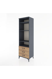 Hyperion Dolap 4 Raflı 3 Çekmeceli 60x44x195 - S59M105V6B