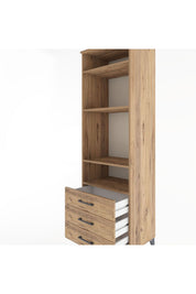 Hyperion Dolap 4 Raflı 3 Çekmeceli 60x44x195 - S59M105V9B