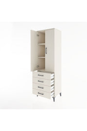 Hyperion Dolap 3 Raflı 4 Çekmeceli 2 Kapaklı 60x44x195 - S59M107V1B