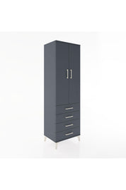 Hyperion Dolap 3 Raflı 4 Çekmeceli 2 Kapaklı 60x44x195 - S59M107V5B