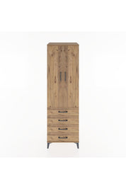 Hyperion Dolap 3 Raflı 4 Çekmeceli 2 Kapaklı 60x44x195 - S59M107V9B