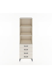 Hyperion Dolap 3 Raflı 4 Çekmeceli 60x44x195 - S59M108V1B