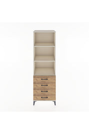 Hyperion Dolap 3 Raflı 4 Çekmeceli 60x44x195 - S59M108V3B