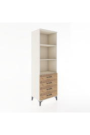 Hyperion Dolap 3 Raflı 4 Çekmeceli 60x44x195 - S59M108V3B