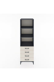 Hyperion Dolap 3 Raflı 4 Çekmeceli 60x44x195 - S59M108V4B