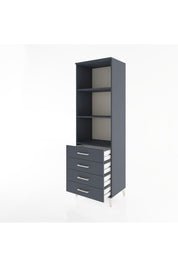 Hyperion Dolap 3 Raflı 4 Çekmeceli 60x44x195 - S59M108V5B