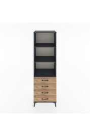 Hyperion Dolap 3 Raflı 4 Çekmeceli 60x44x195 - S59M108V6B