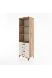 Hyperion Dolap 3 Raflı 4 Çekmeceli 60x44x195 - S59M108V7B