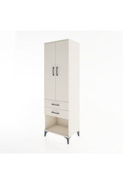Hyperion Dolap Tek Raflı 2 Çekmeceli Tek Askılı 60x44x195 - S59M109V1B