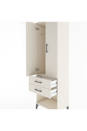 Hyperion Dolap Tek Raflı 2 Çekmeceli Tek Askılı 60x44x195 - S59M109V1B