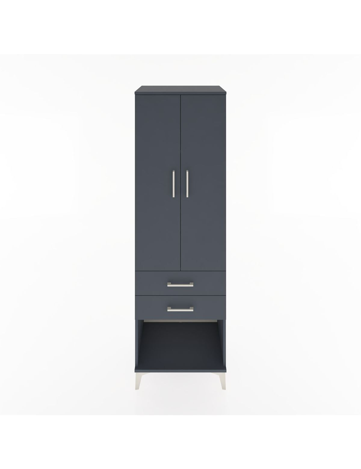 Hyperion Dolap 3 Raflı 2 Çekmeceli 2 Kapaklı 60x44x195 - S59M110V5B
