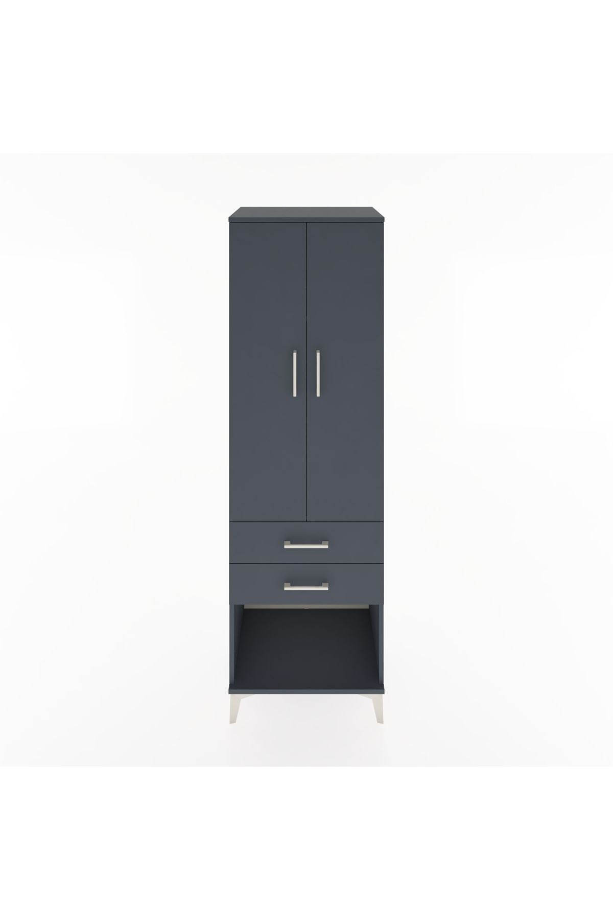 Hyperion Dolap 3 Raflı 2 Çekmeceli 2 Kapaklı 60x44x195 - S59M110V5B