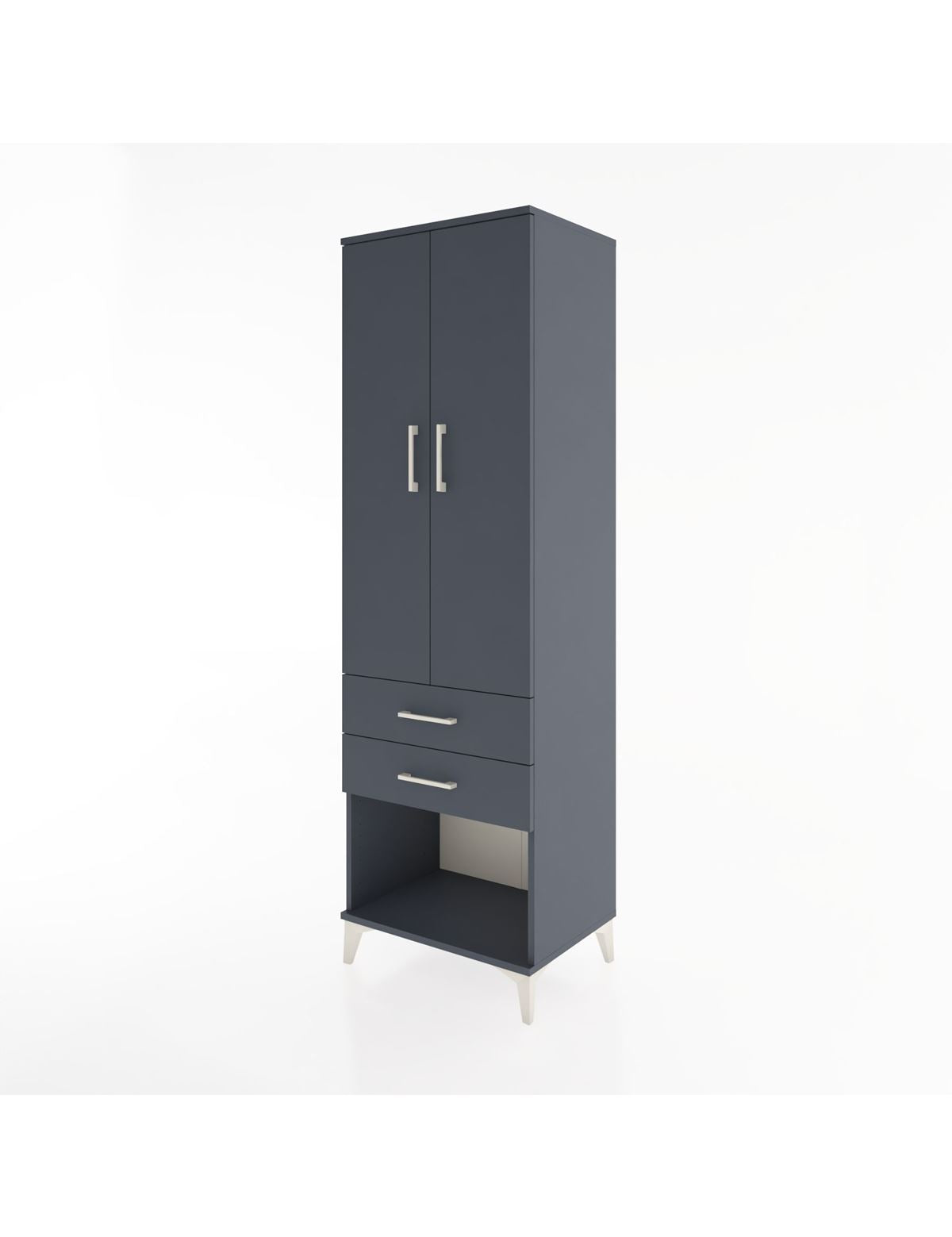 Hyperion Dolap 3 Raflı 2 Çekmeceli 2 Kapaklı 60x44x195 - S59M110V5B