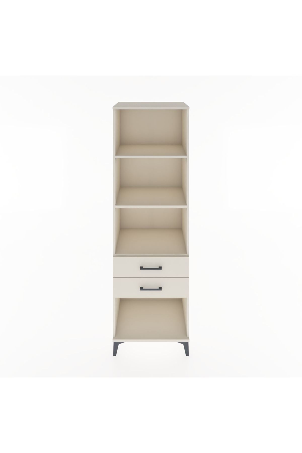 Hyperion Dolap 3 Raflı 2 Çekmeceli 60x44x195 - S59M111V1B
