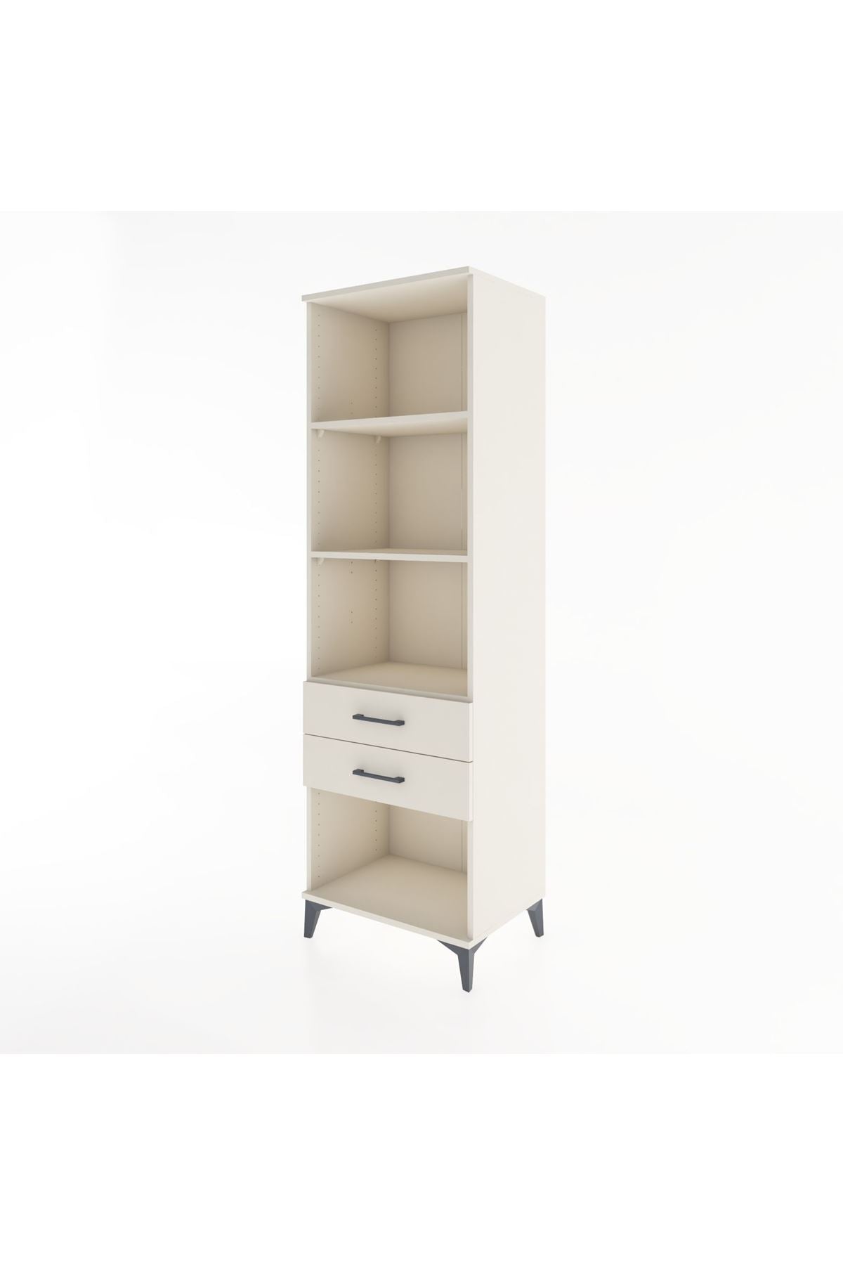 Hyperion Dolap 3 Raflı 2 Çekmeceli 60x44x195 - S59M111V1B