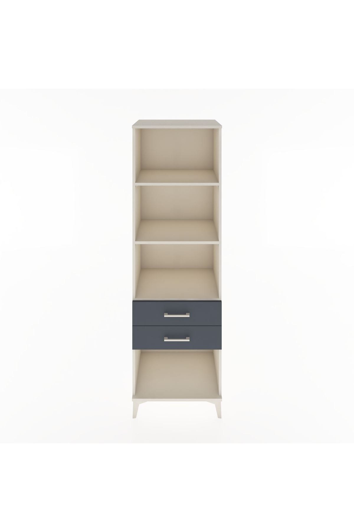 Hyperion Dolap 3 Raflı 2 Çekmeceli 60x44x195 - S59M111V2B