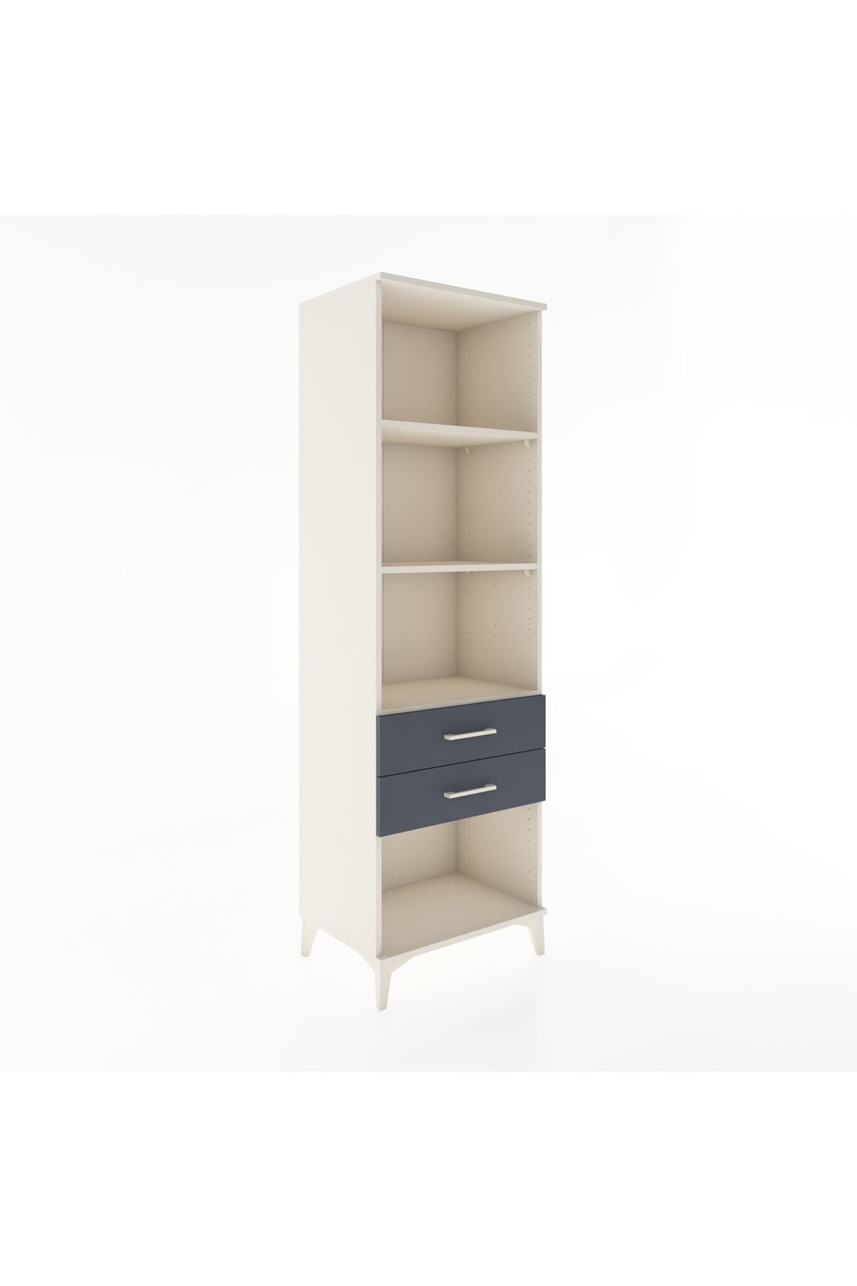 Hyperion Dolap 3 Raflı 2 Çekmeceli 60x44x195 - S59M111V2B