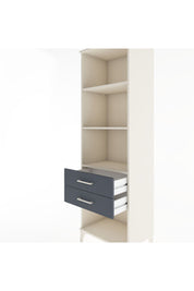 Hyperion Dolap 3 Raflı 2 Çekmeceli 60x44x195 - S59M111V2B