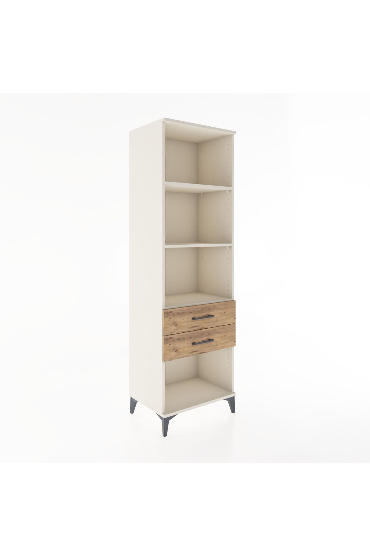 Hyperion Dolap 3 Raflı 2 Çekmeceli 60x44x195 - S59M111V3B