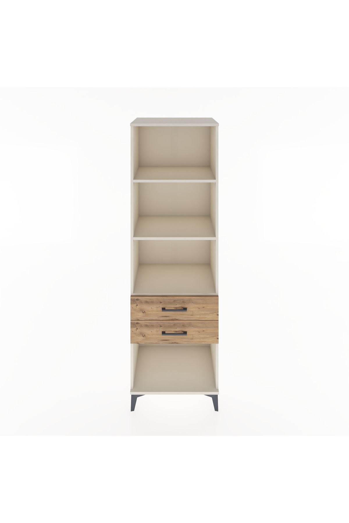 Hyperion Dolap 3 Raflı 2 Çekmeceli 60x44x195 - S59M111V3B